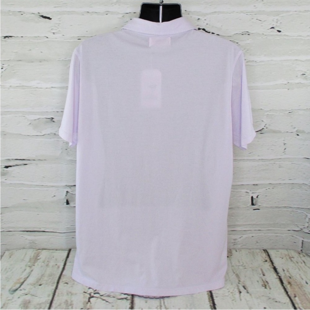 M. Singer Mens' Classic Fit Polo Shirt in Misty Lilac, NWT L - Picture 4 of 5